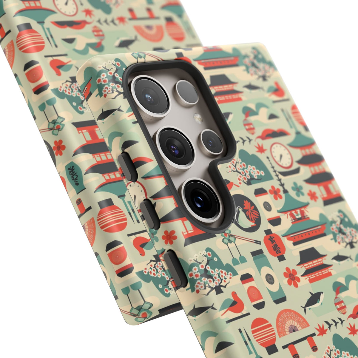 Japanese Pattern Phone Case – Elegant & Timeless Design for Your Phone 105