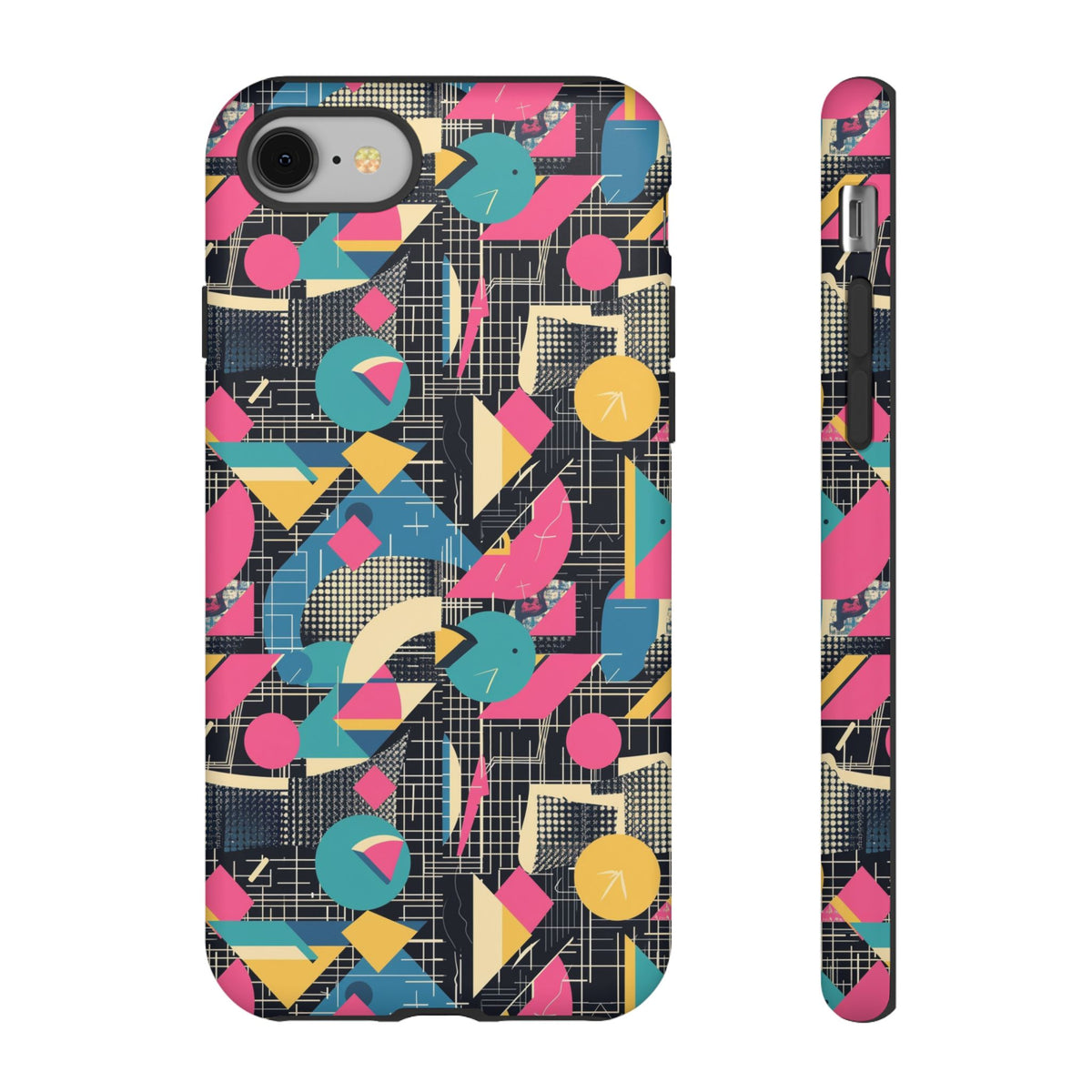 Retro 80s Seamless Phone Case – Vintage Style Meets Modern Protection 266