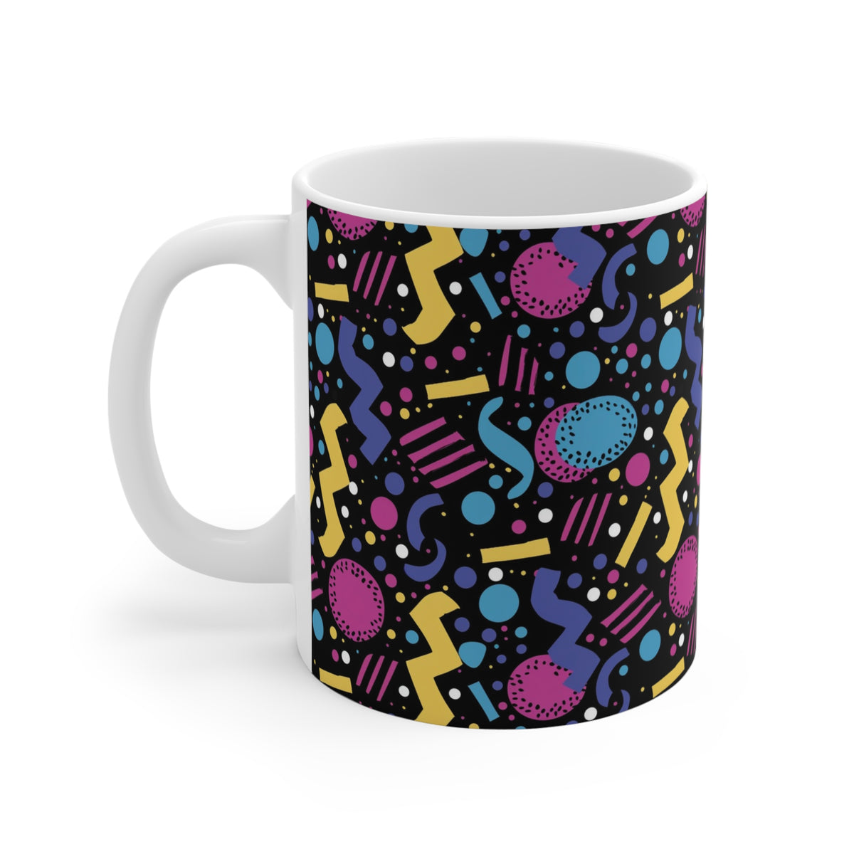 90s Retro Coffee Mug - Full Wrap Design 511