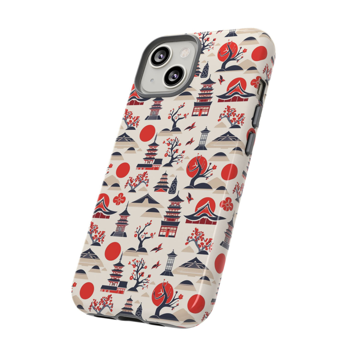 Japanese Pattern Phone Case – Elegant & Timeless Design for Your Phone 013