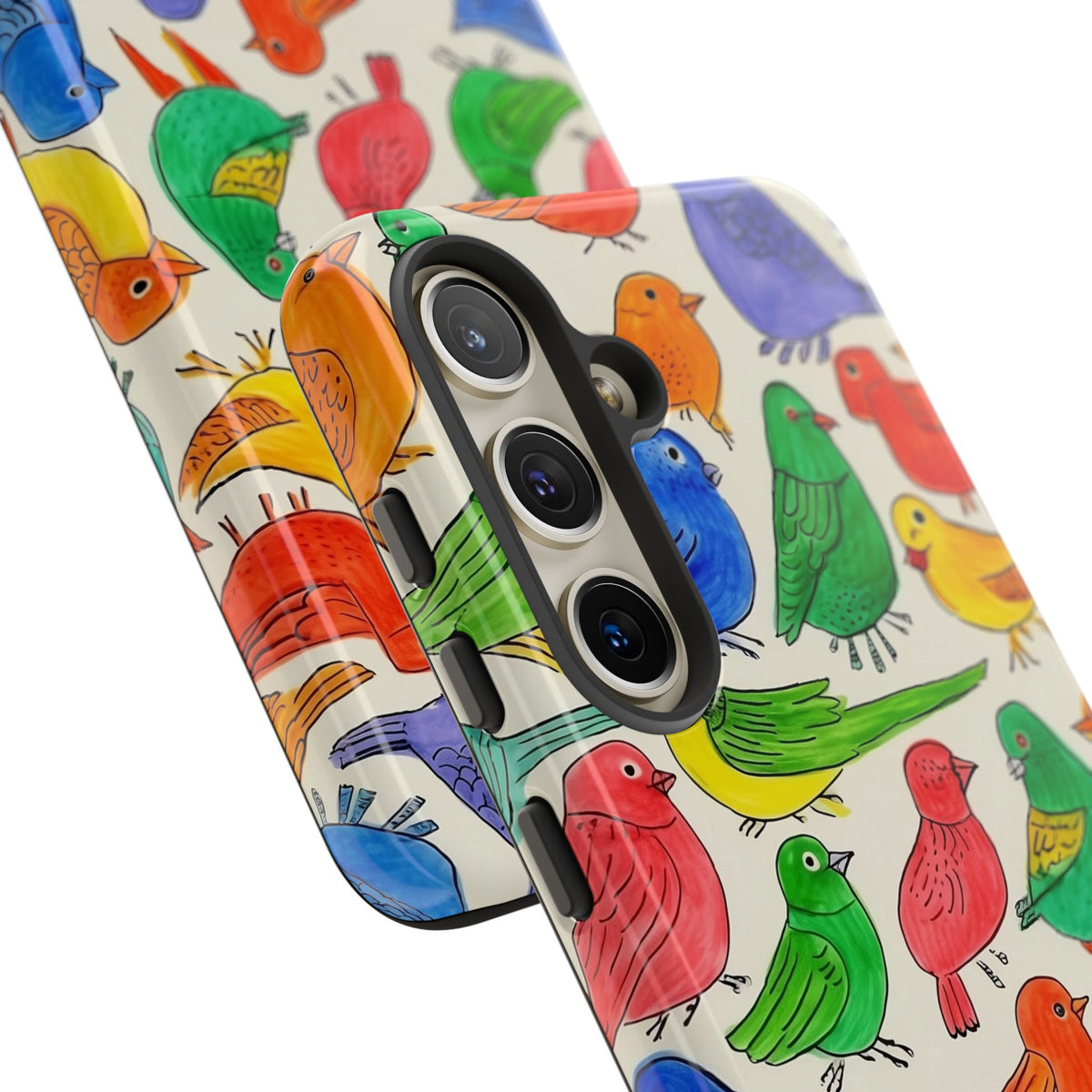 Birds Seamless Pattern Phone Case – Elegant and Timeless Avian Design 2