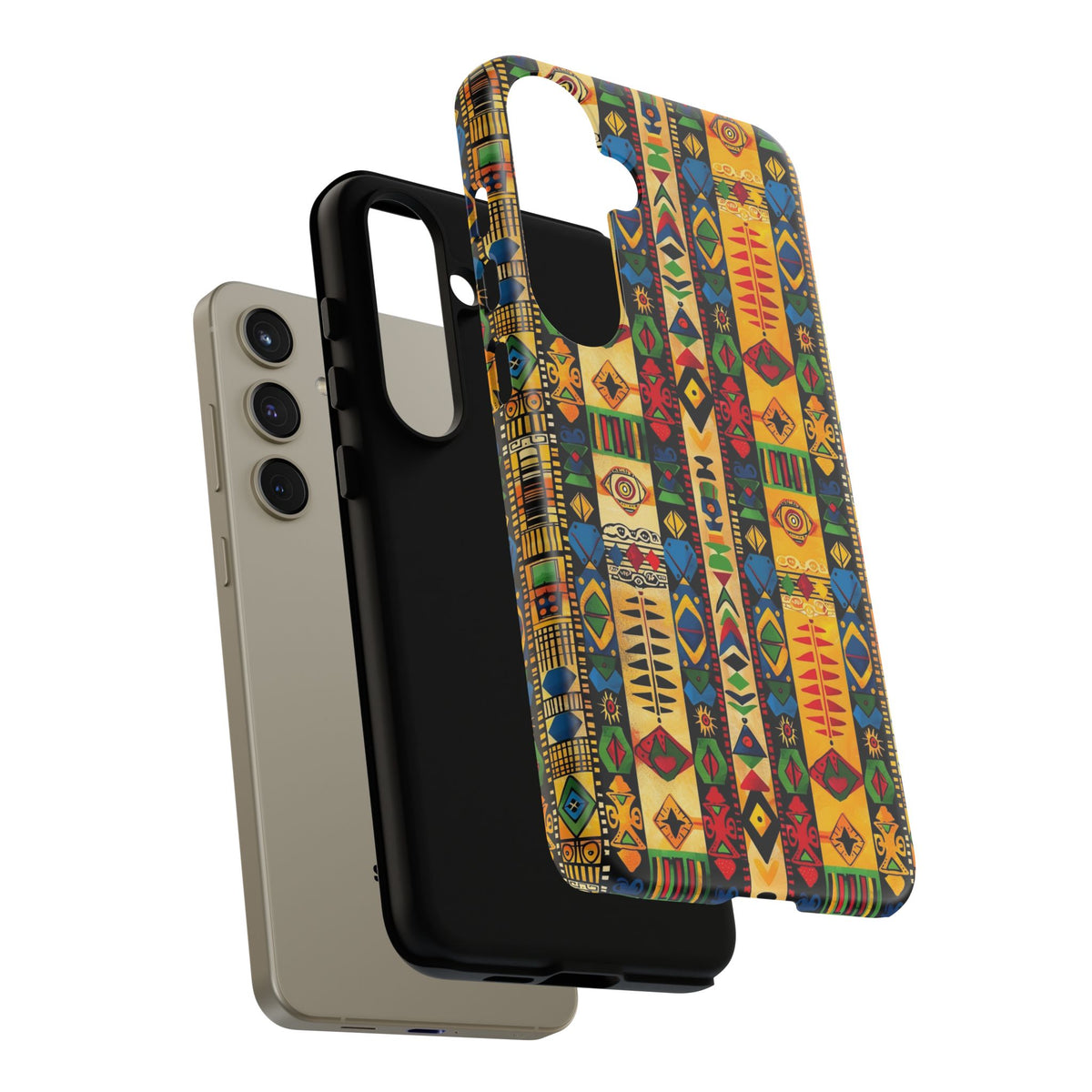 Stylish African Pattern Phone Case – Unique and Vibrant Protection 163