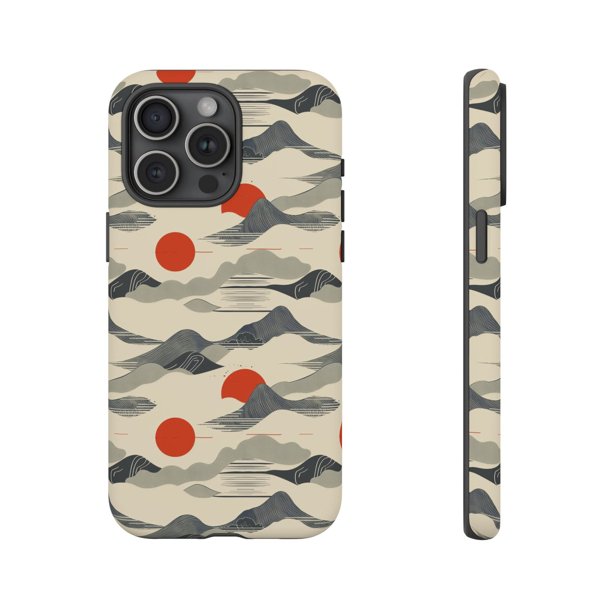 Japanese Pattern Phone Case – Elegant & Timeless Design for Your Phone 048