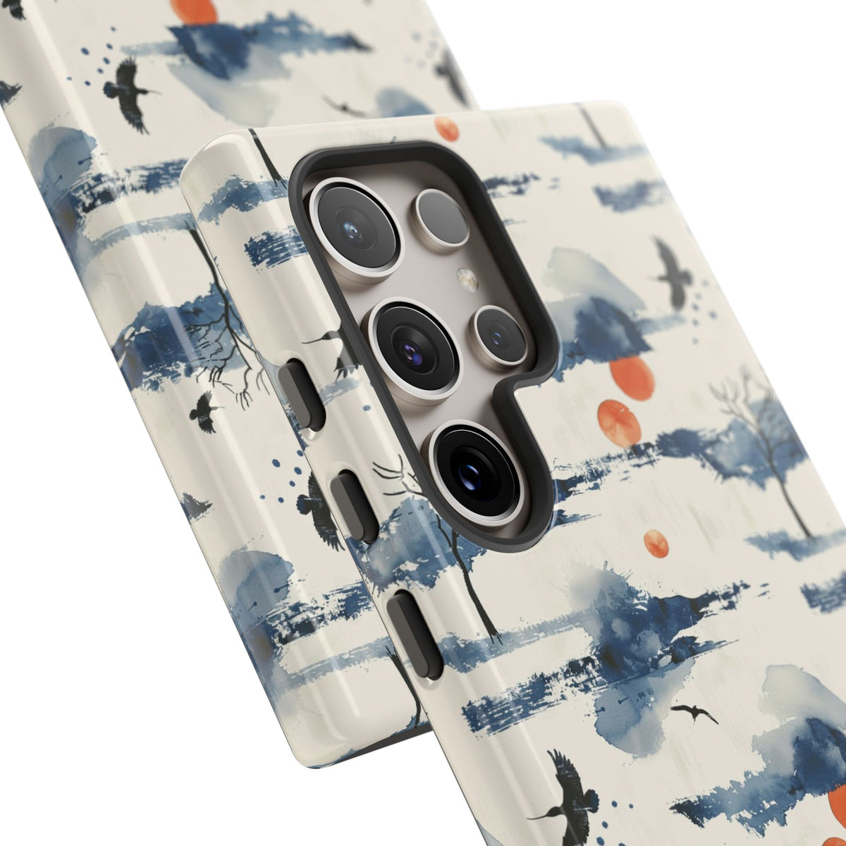 Japanese Pattern Phone Case – Elegant & Timeless Design for Your Phone 030