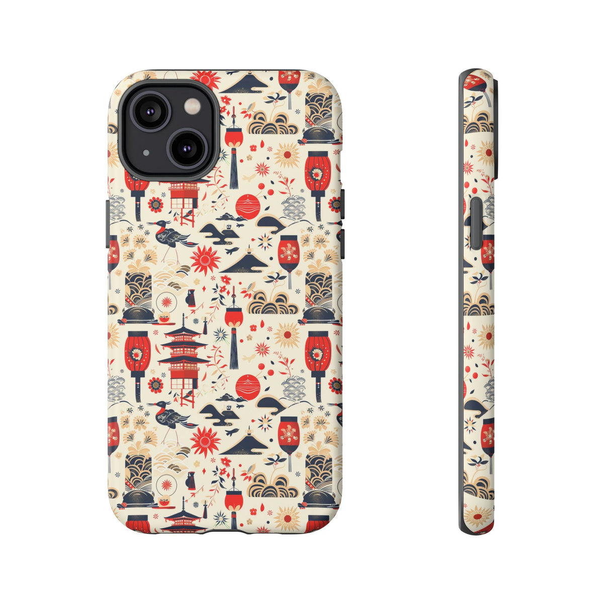 Japanese Pattern Phone Case – Elegant & Timeless Design for Your Phone 024