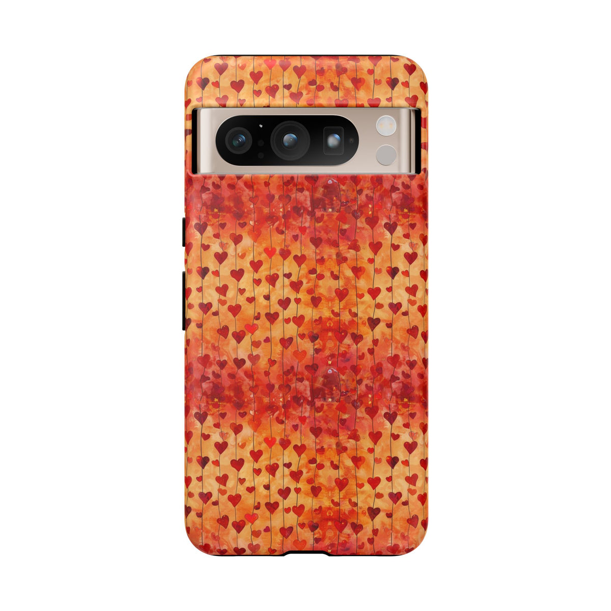 Heart Pattern Phone Case – Stylish & Loving Design for Your Device 827