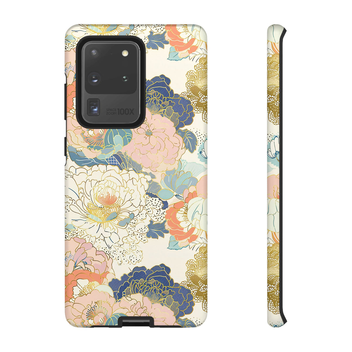 Japanese Blossom Asian Floral Design Phone Case – Elegant Floral Phone Cover 4