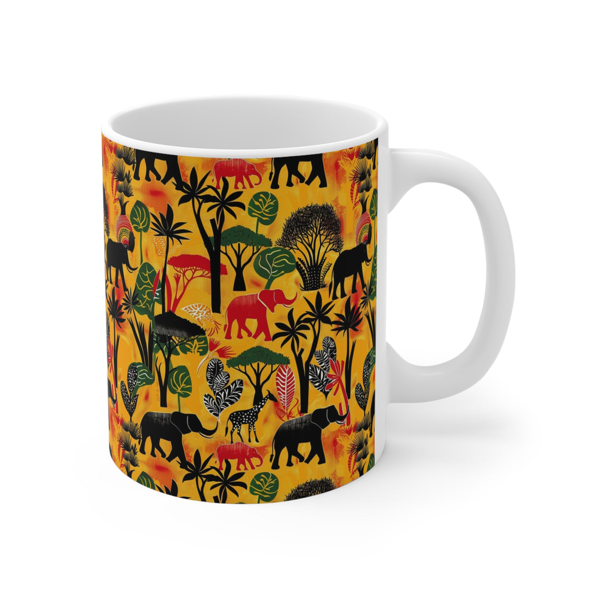 All-Over African Pattern Coffee Mug 699