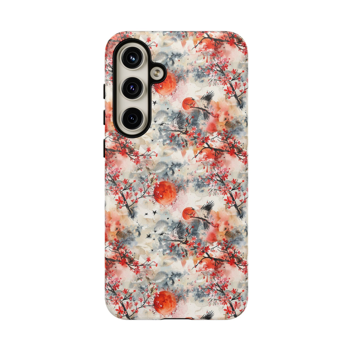 Japanese Pattern Phone Case – Elegant & Timeless Design for Your Phone 110