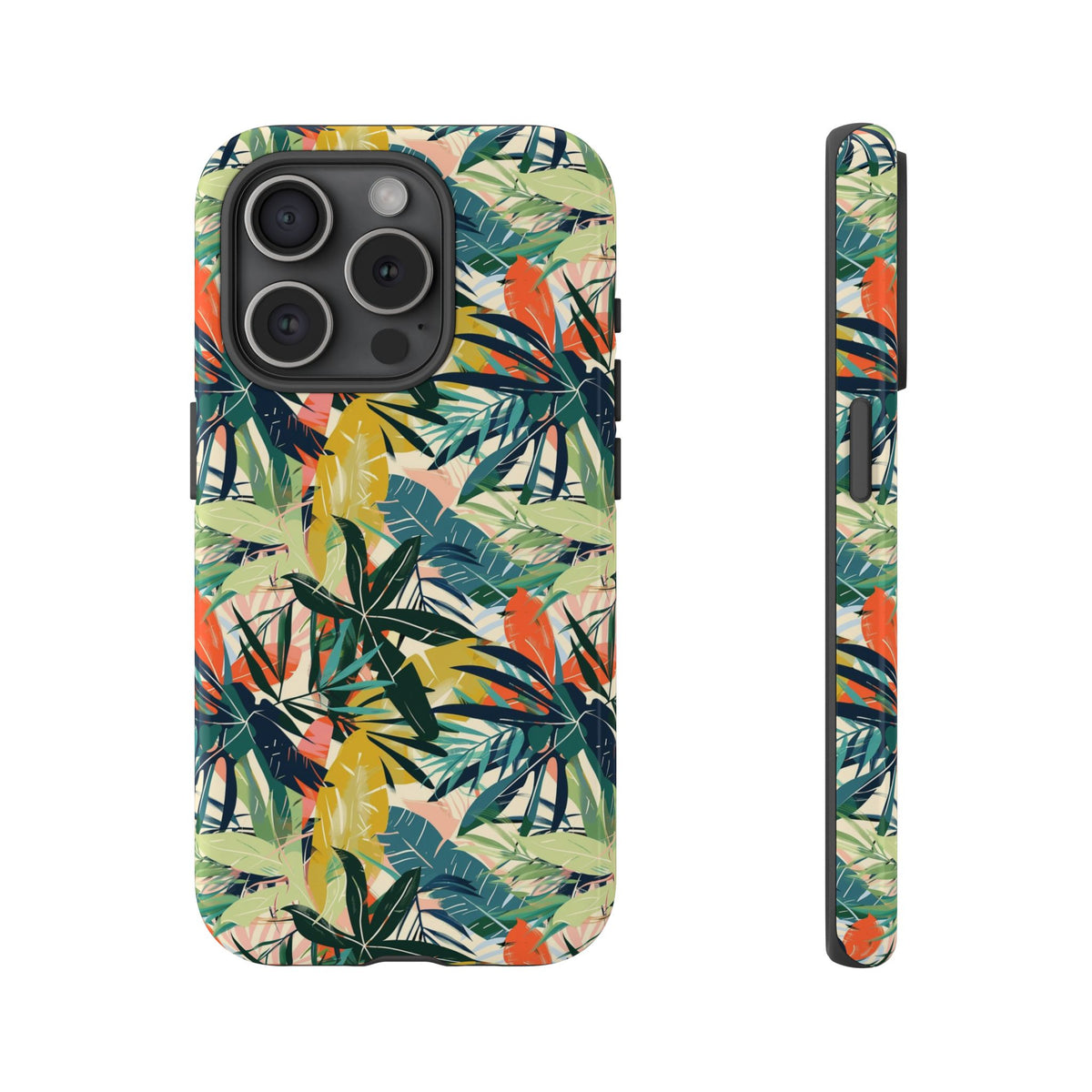 Jungle Pattern Phone Case – Exotic & Lush Design for Your Phone 349