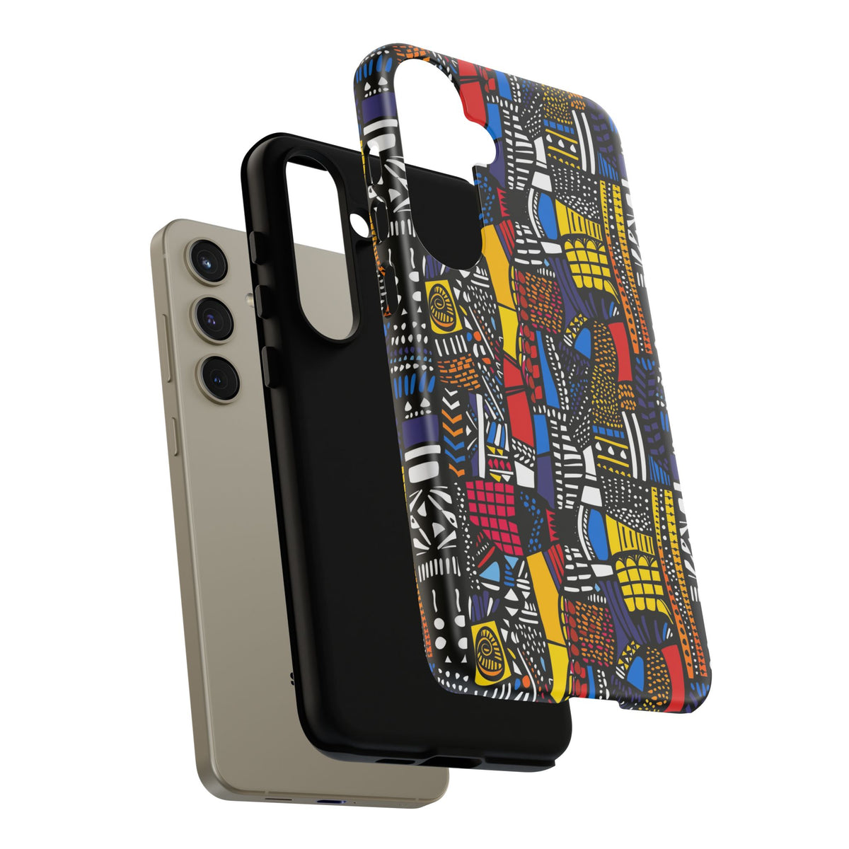 Stylish African Pattern Phone Case – Unique and Vibrant Protection 201