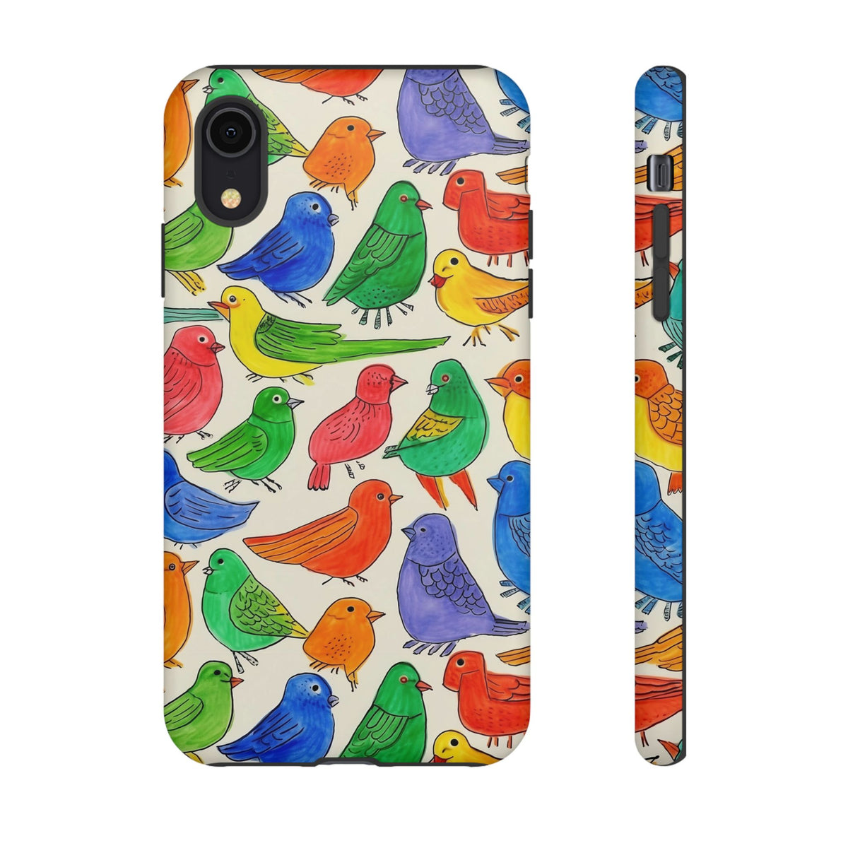 Birds Seamless Pattern Phone Case – Elegant and Timeless Avian Design 2