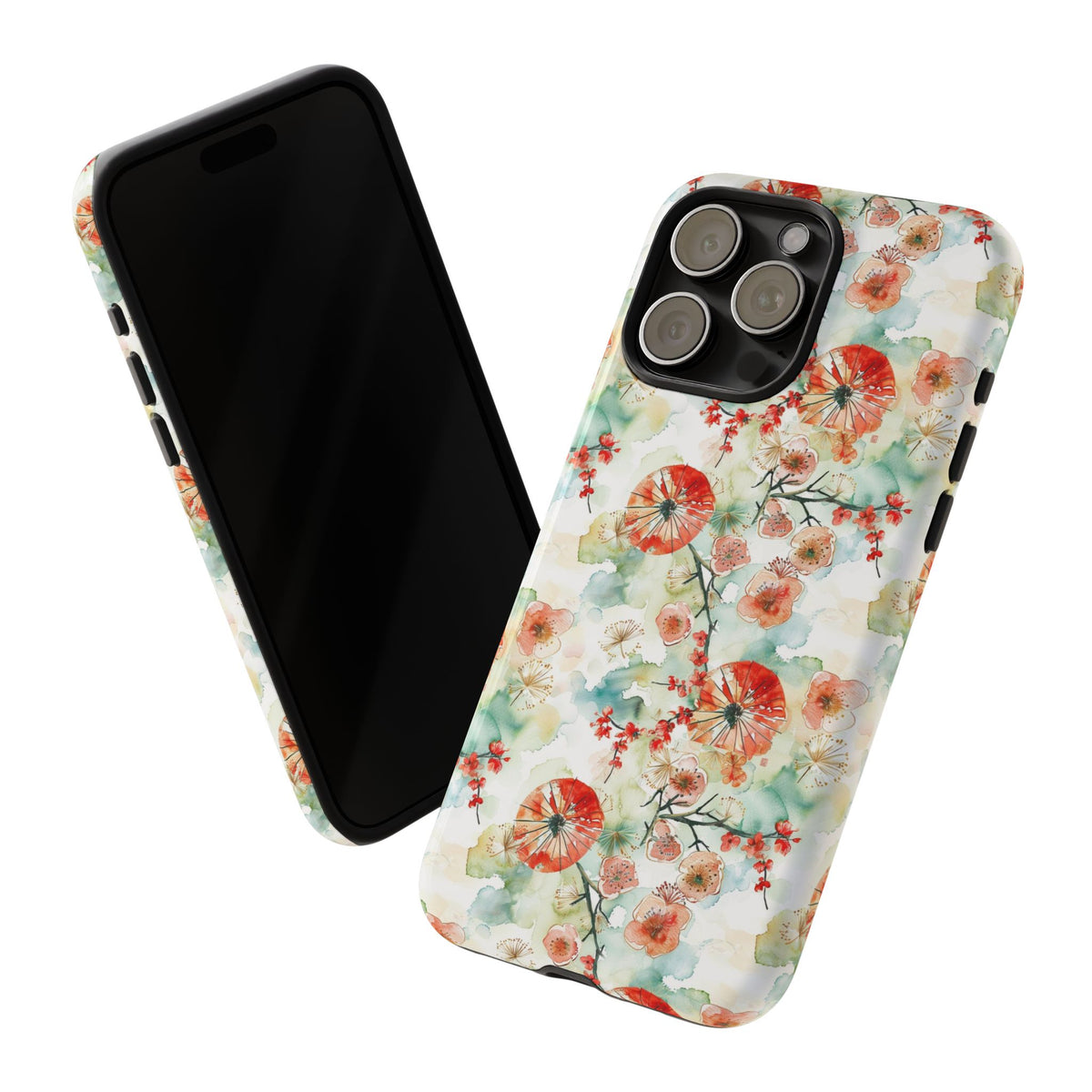 Japanese Pattern Phone Case – Elegant & Timeless Design for Your Phone 042