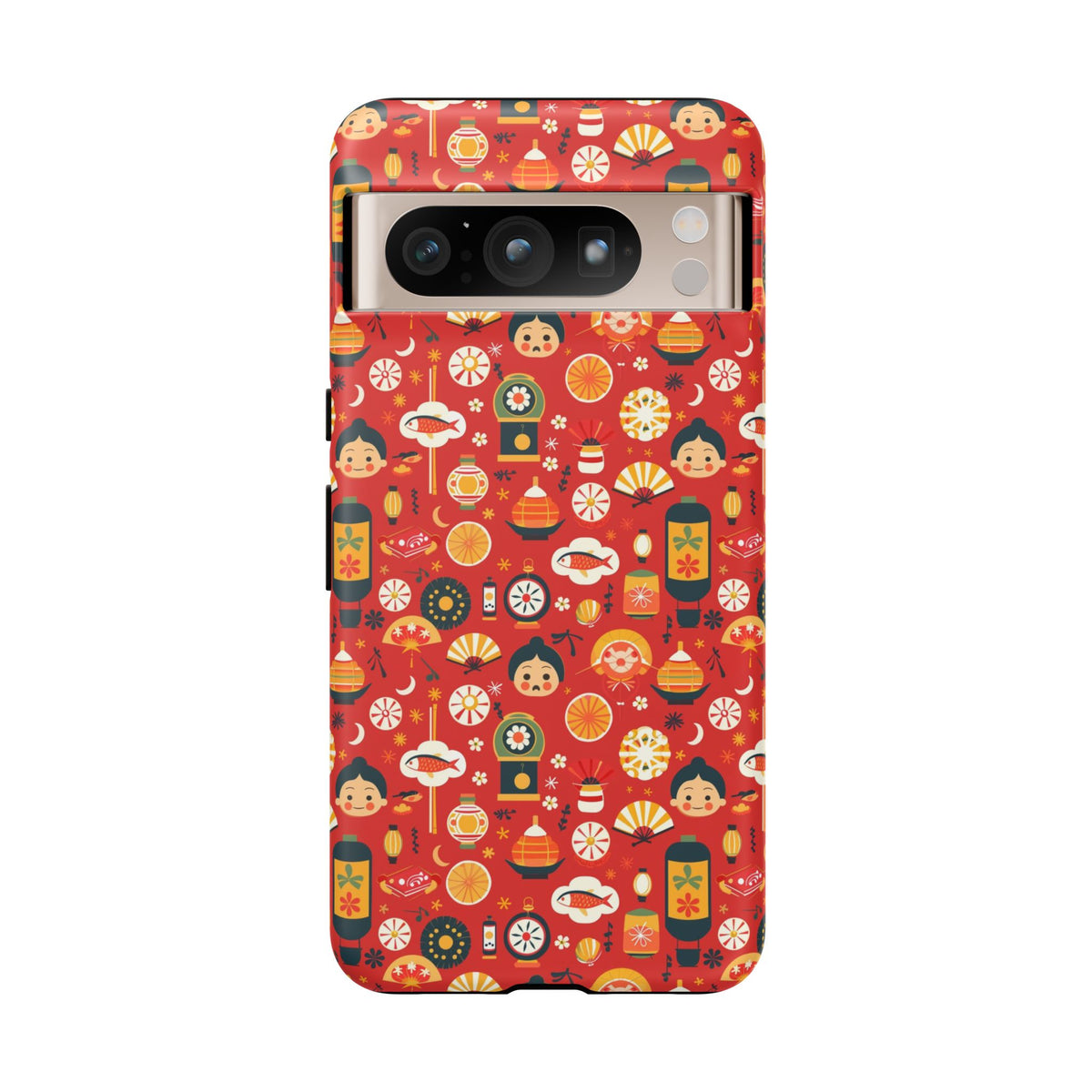 Japanese Pattern Phone Case – Elegant & Timeless Design for Your Phone 087