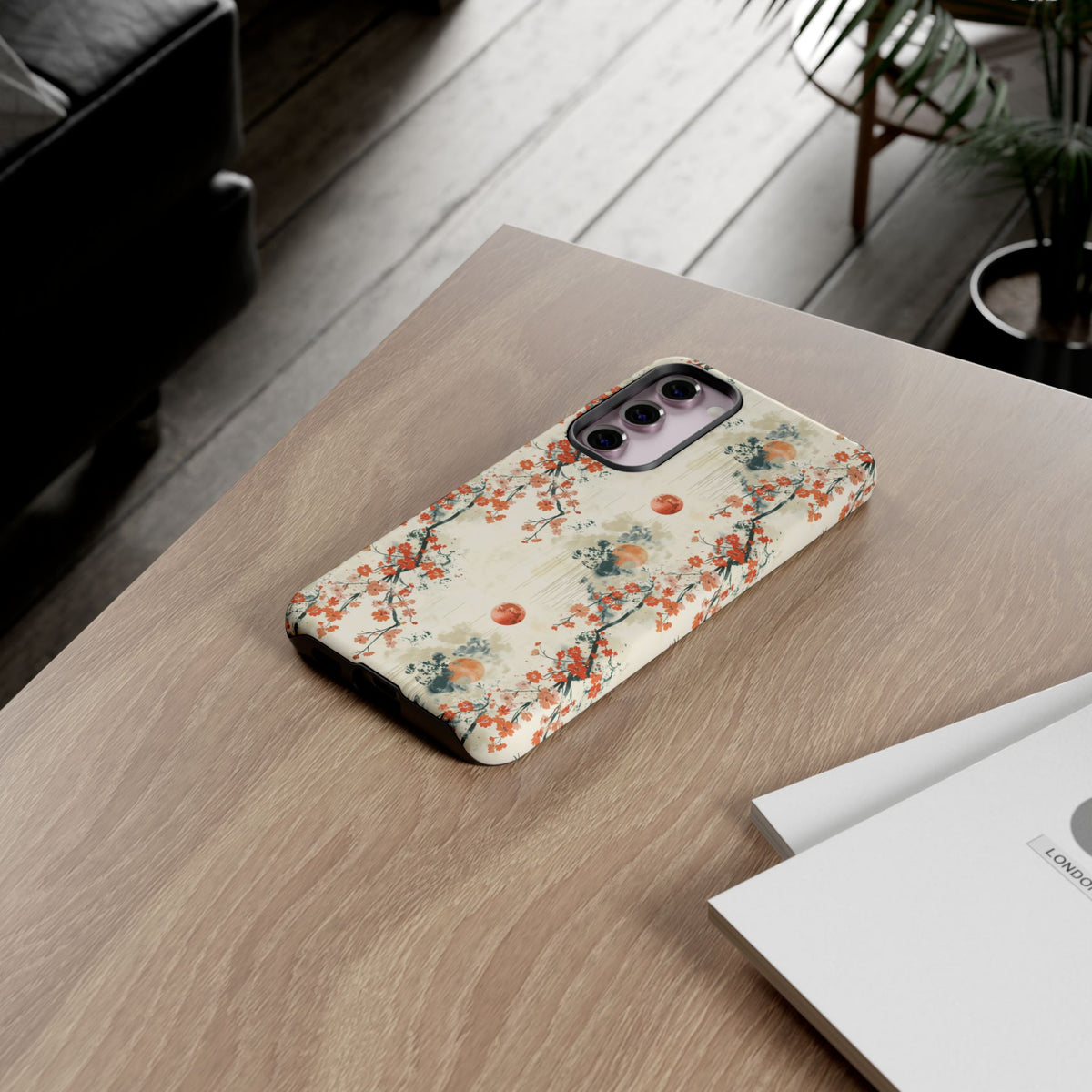 Japanese Pattern Phone Case – Elegant & Timeless Design for Your Phone 075