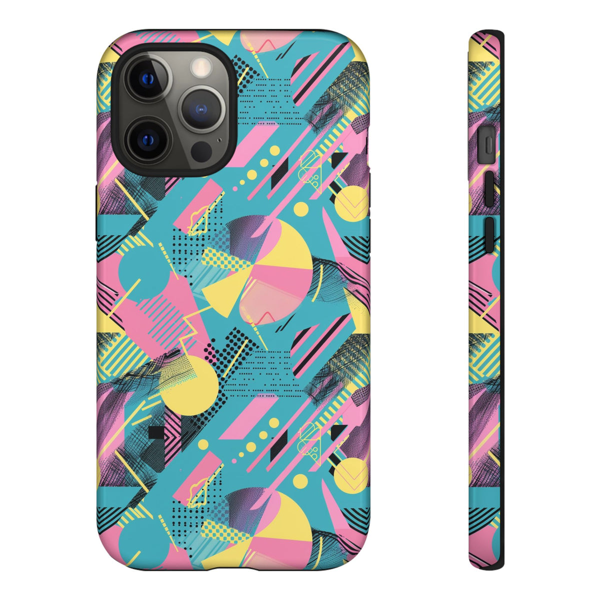 Retro 80s Seamless Phone Case – Vintage Style Meets Modern Protection 083