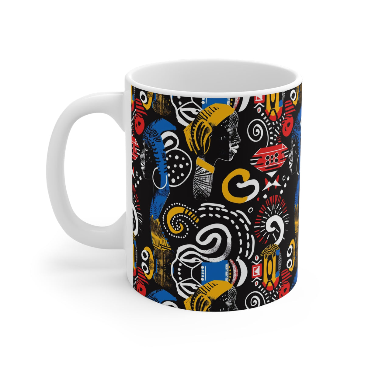 All-Over African Pattern Coffee Mug 473