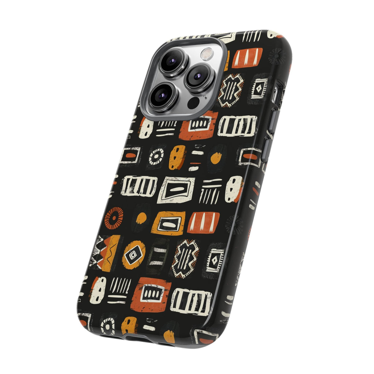 Stylish African Pattern Phone Case – Unique and Vibrant Protection 198