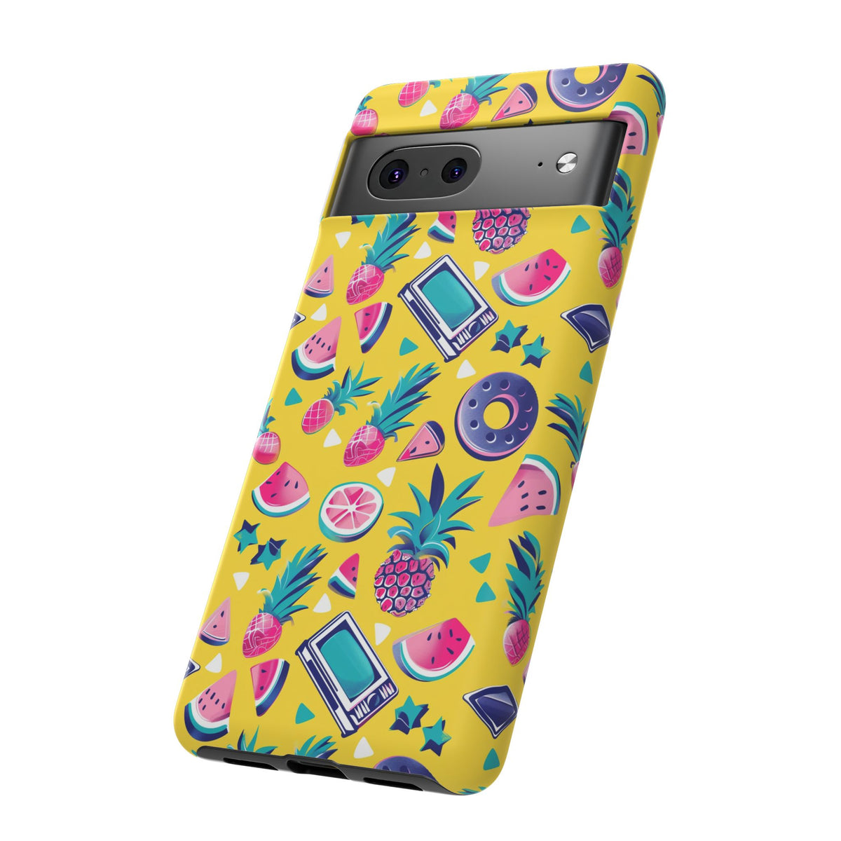 90s Themed Seamless Pattern Phone Case – Embrace Retro Style and Protection 255