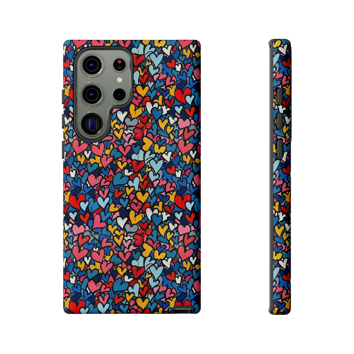 Heart Pattern Phone Case – Stylish & Loving Design for Your Device 820