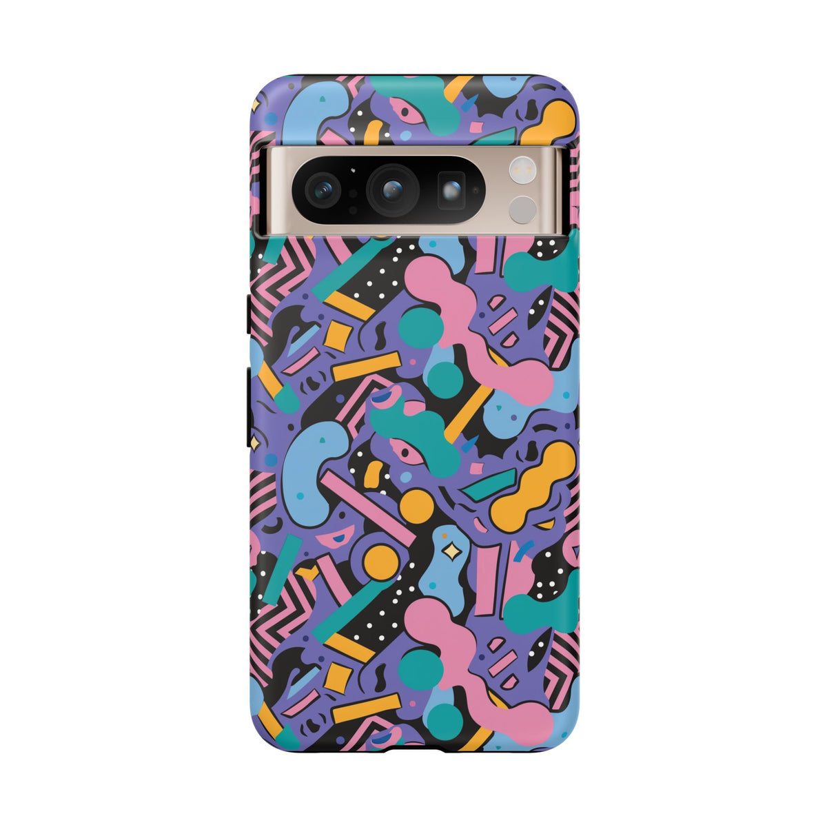 90s Themed Seamless Pattern Phone Case – Embrace Retro Style and Protection 234