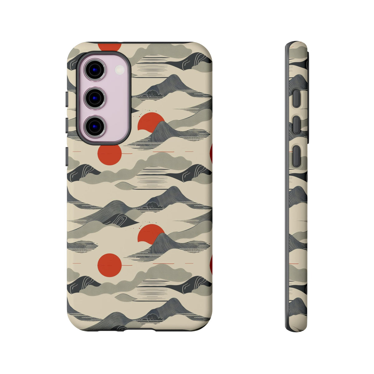 Japanese Pattern Phone Case – Elegant & Timeless Design for Your Phone 048