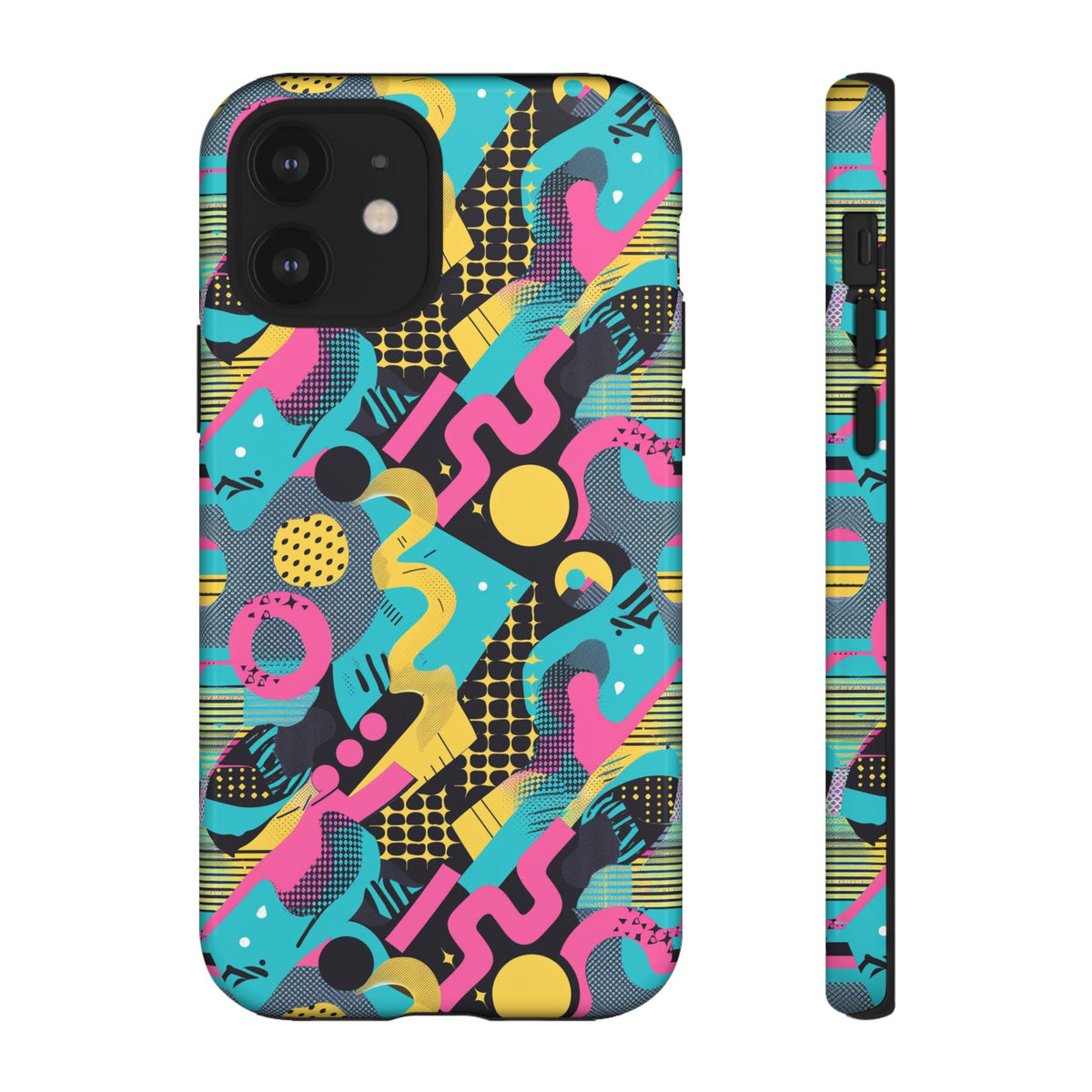 Retro 80s Seamless Phone Case – Vintage Style Meets Modern Protection 138