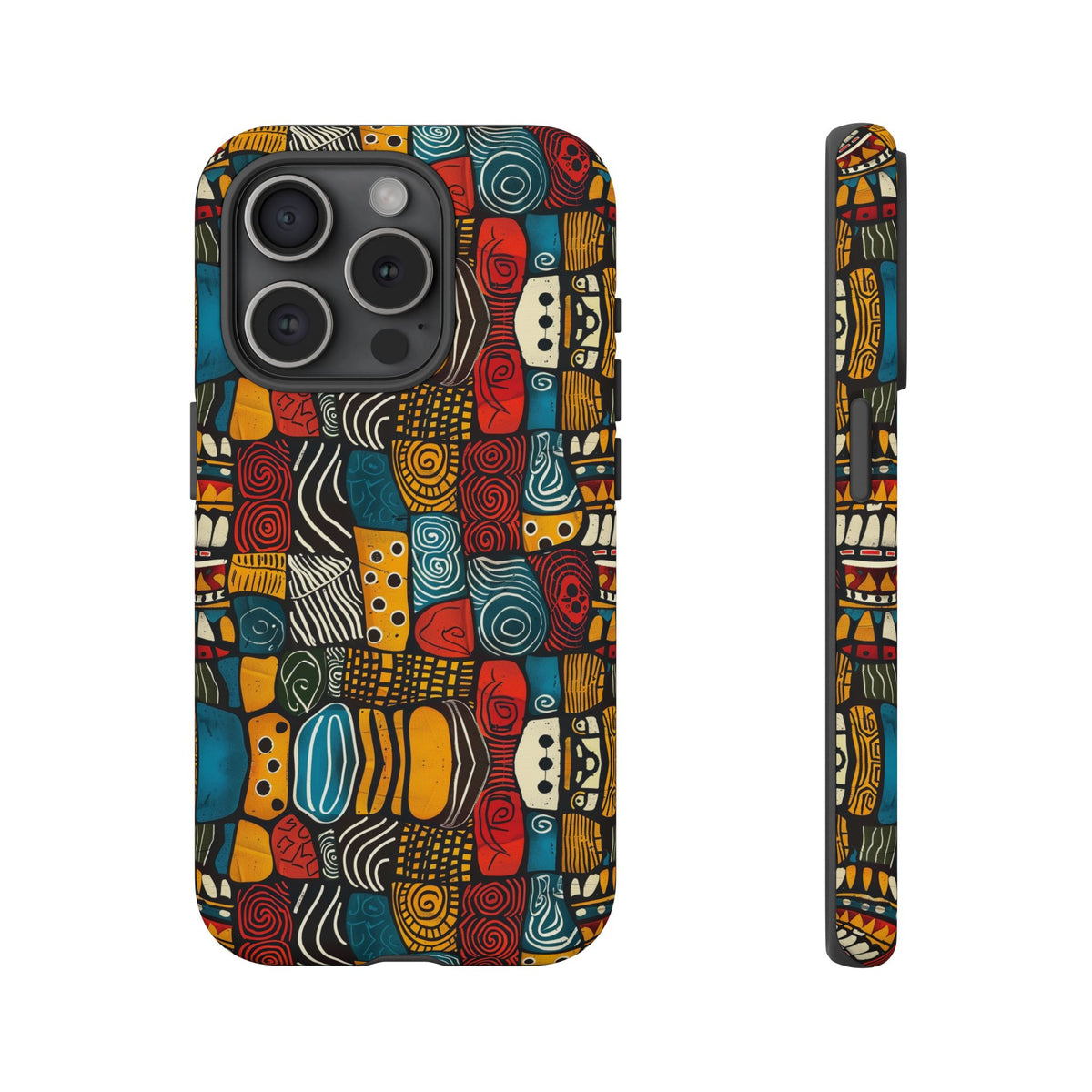 Stylish African Pattern Phone Case – Unique and Vibrant Protection 159