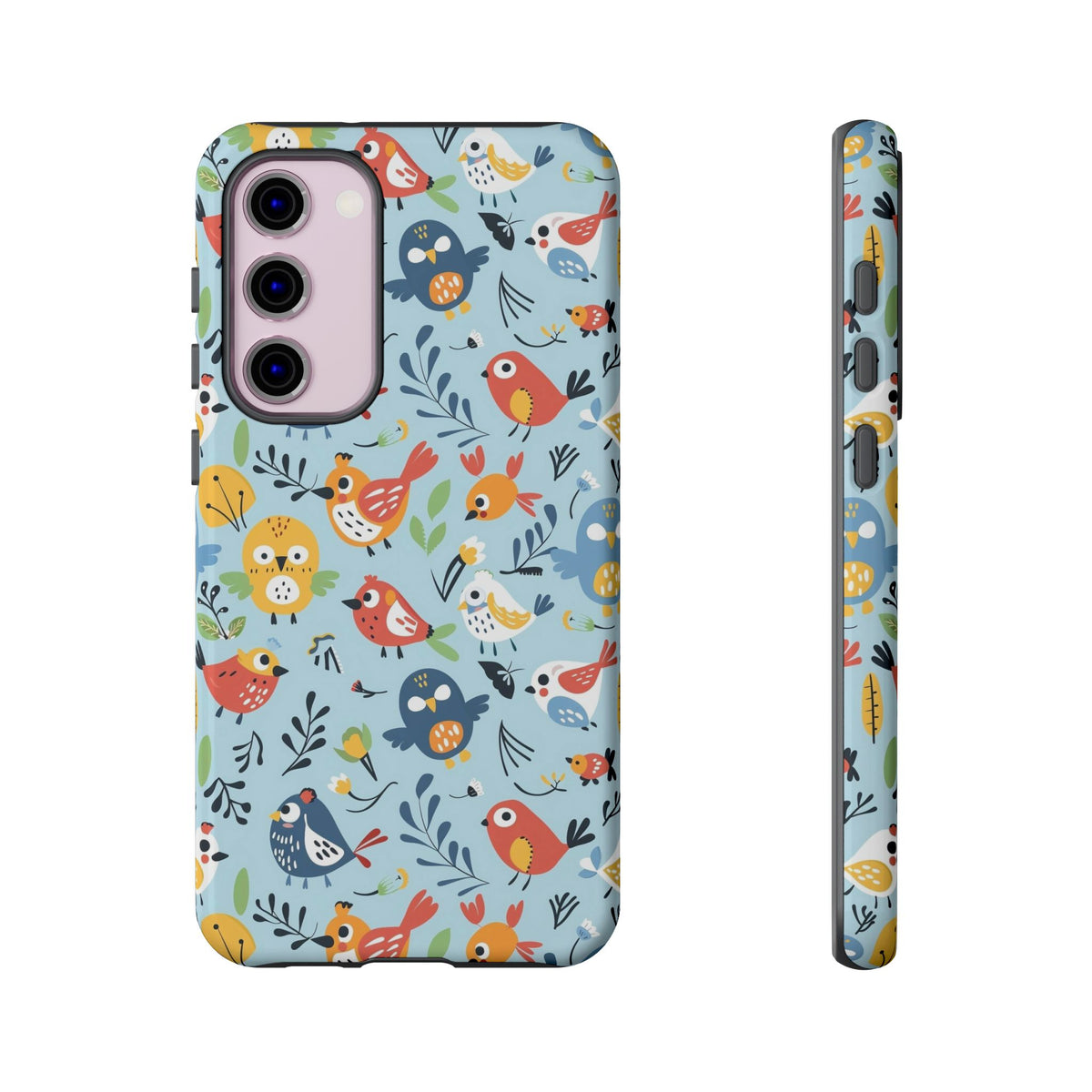 Birds Seamless Pattern Phone Case – Elegant and Timeless Avian Design 7