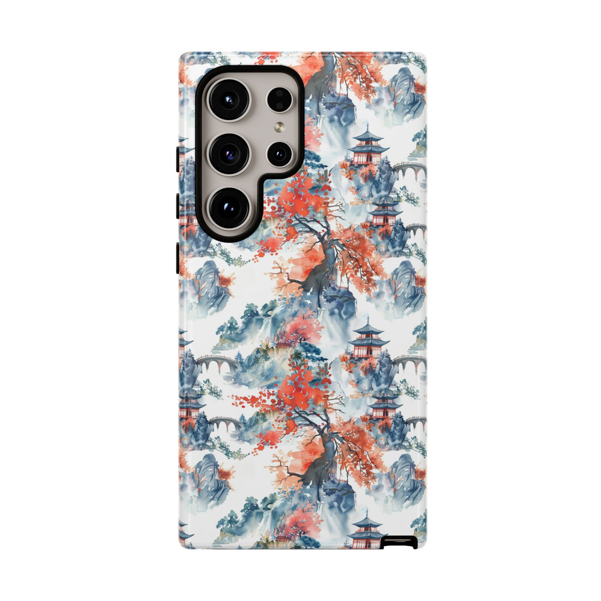Japanese Pattern Phone Case – Elegant & Timeless Design for Your Phone 043