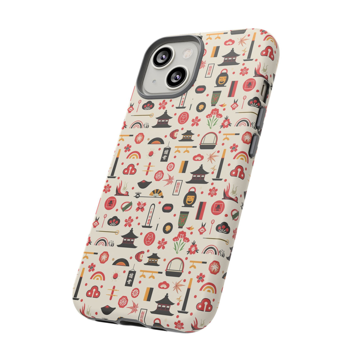 Japanese Pattern Phone Case – Elegant & Timeless Design for Your Phone 100