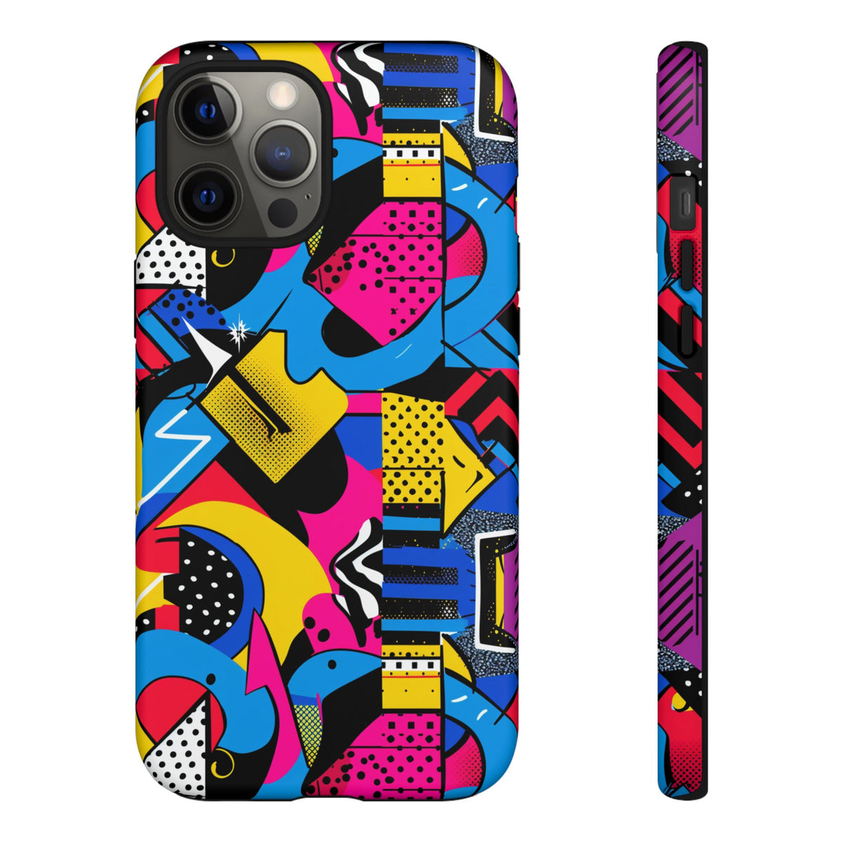 Retro 80s Seamless Phone Case – Vintage Style Meets Modern Protection