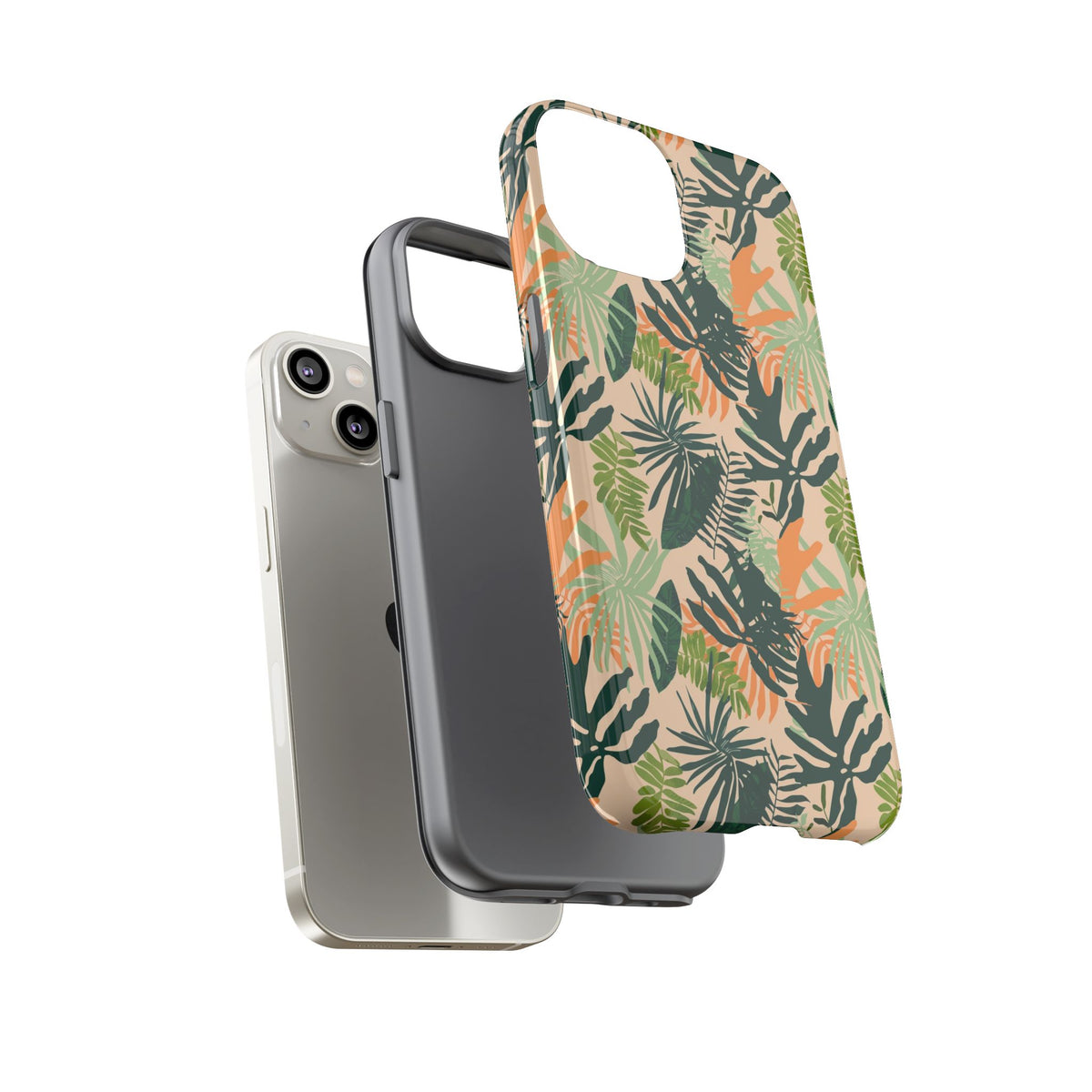 Jungle Pattern Phone Case – Exotic & Lush Design for Your Phone 353