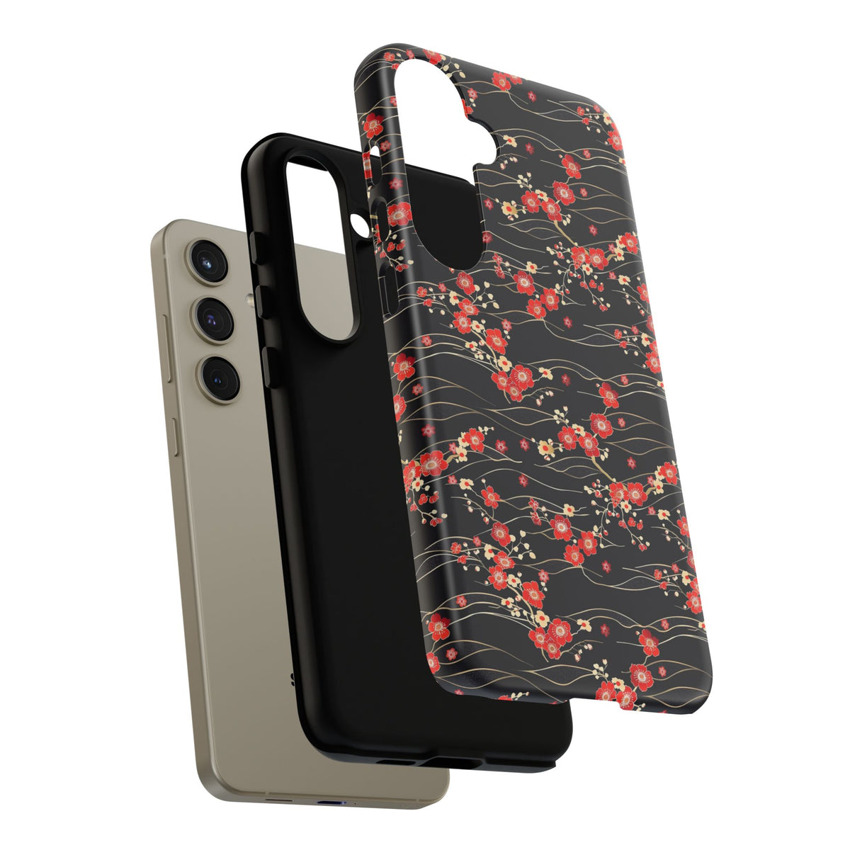 Japanese Pattern Phone Case – Elegant & Timeless Design for Your Phone 041