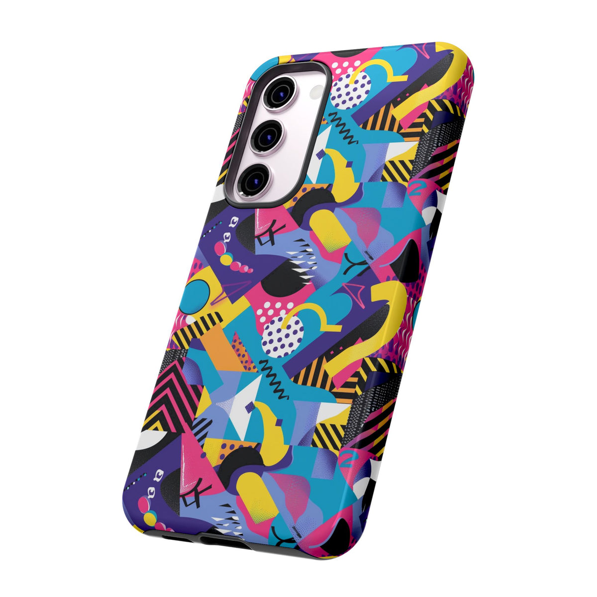 90s Themed Seamless Pattern Phone Case – Embrace Retro Style and Protection 303