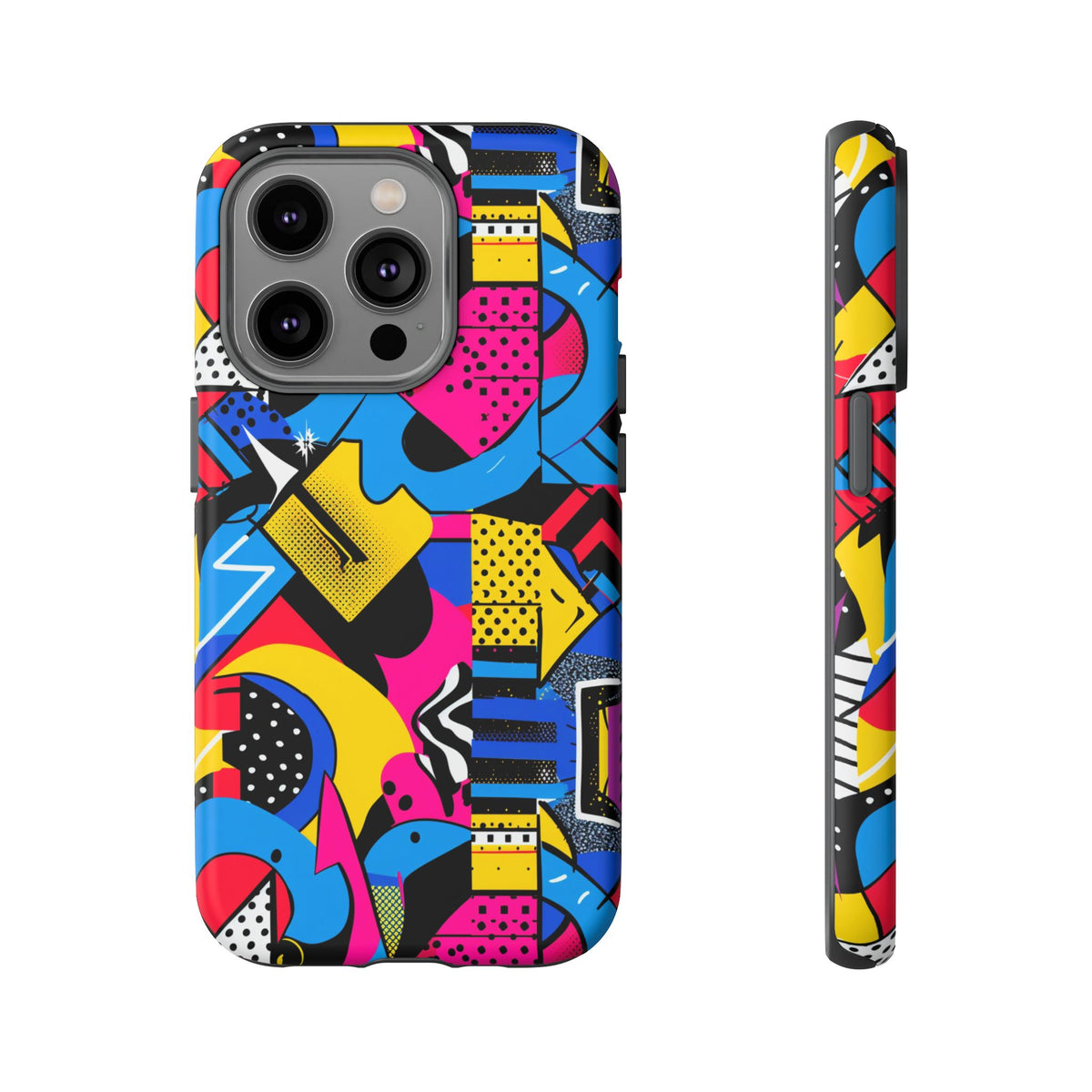 Retro 80s Seamless Phone Case – Vintage Style Meets Modern Protection