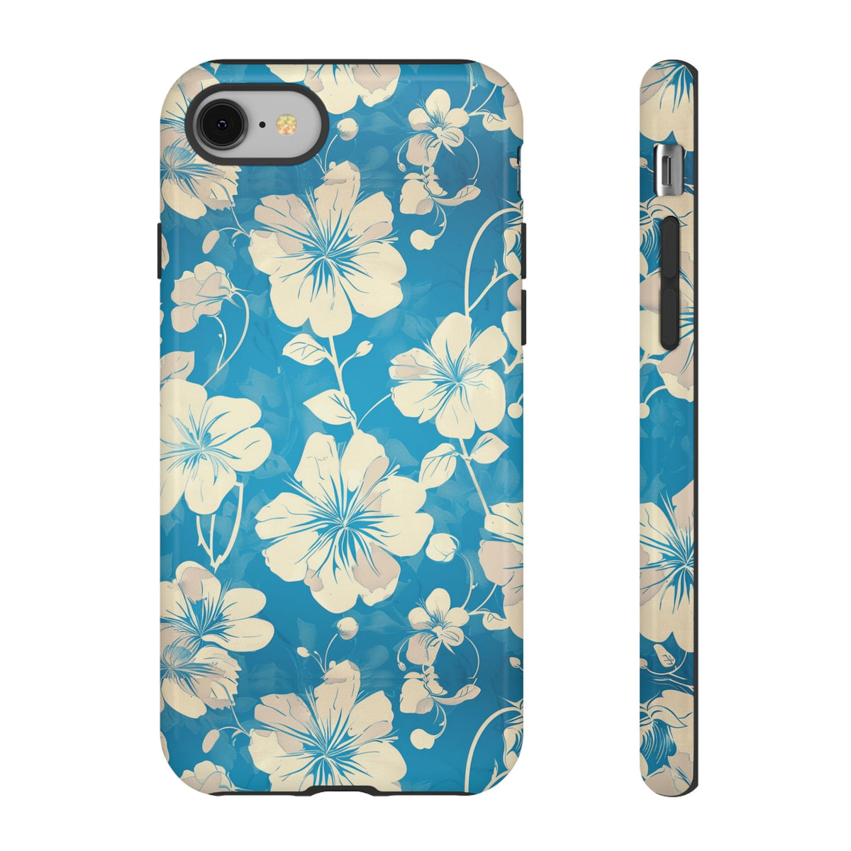 Blue Floral Seamless Pattern Phone Case