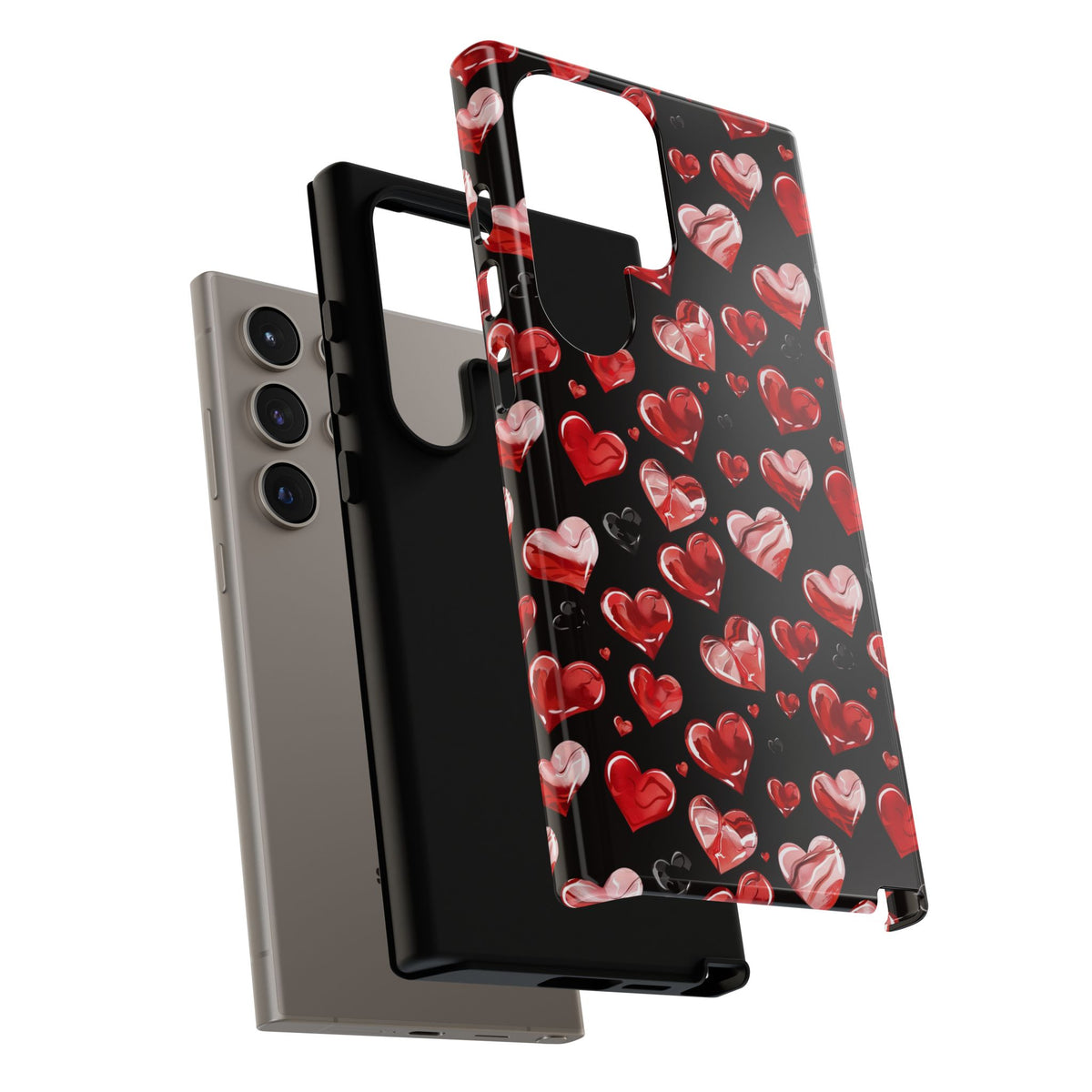 Heart Pattern Phone Case – Stylish & Loving Design for Your Device 365