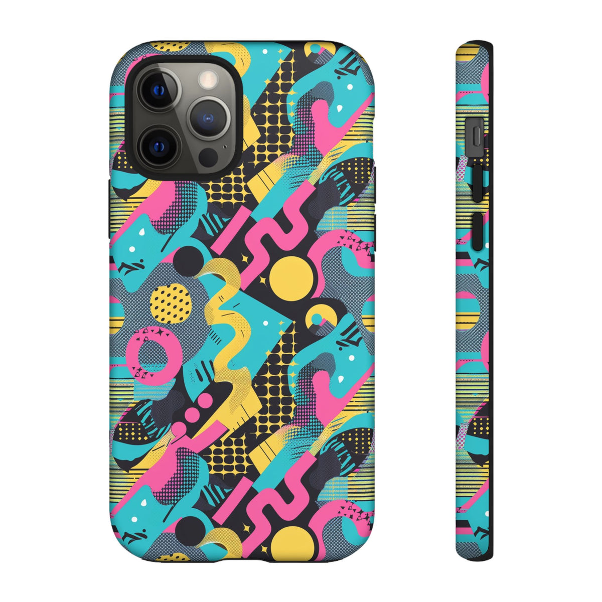 Retro 80s Seamless Phone Case – Vintage Style Meets Modern Protection 138