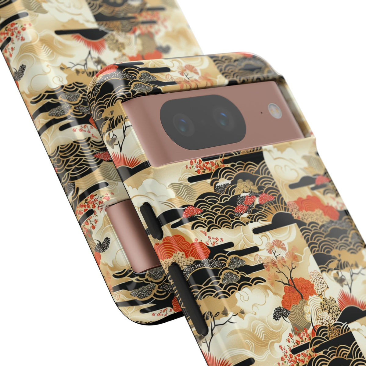 Japanese Pattern Phone Case – Elegant & Timeless Design for Your Phone 123