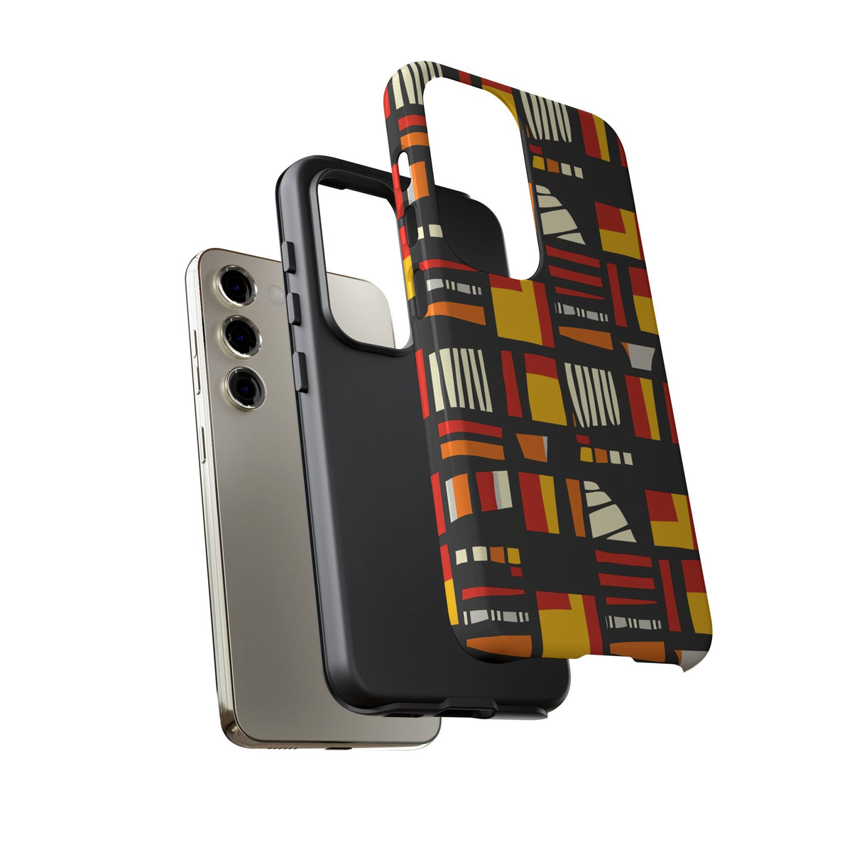 Stylish African Pattern Phone Case – Unique and Vibrant Protection 099