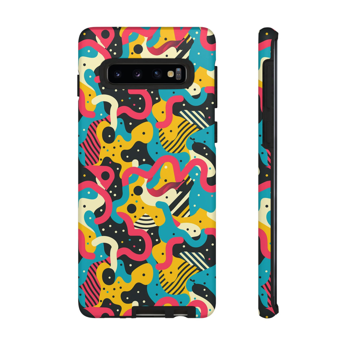 90s Themed Seamless Pattern Phone Case – Embrace Retro Style and Protection 238