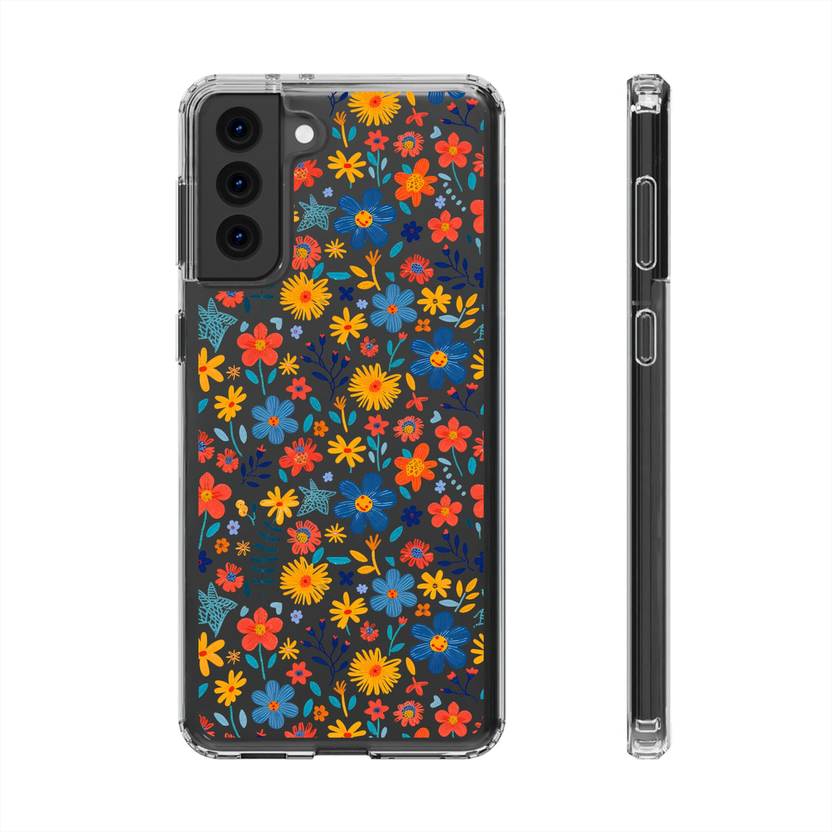 Wild Flowers Garden Stitch Phone Case – Nature-Inspired Floral Design 4