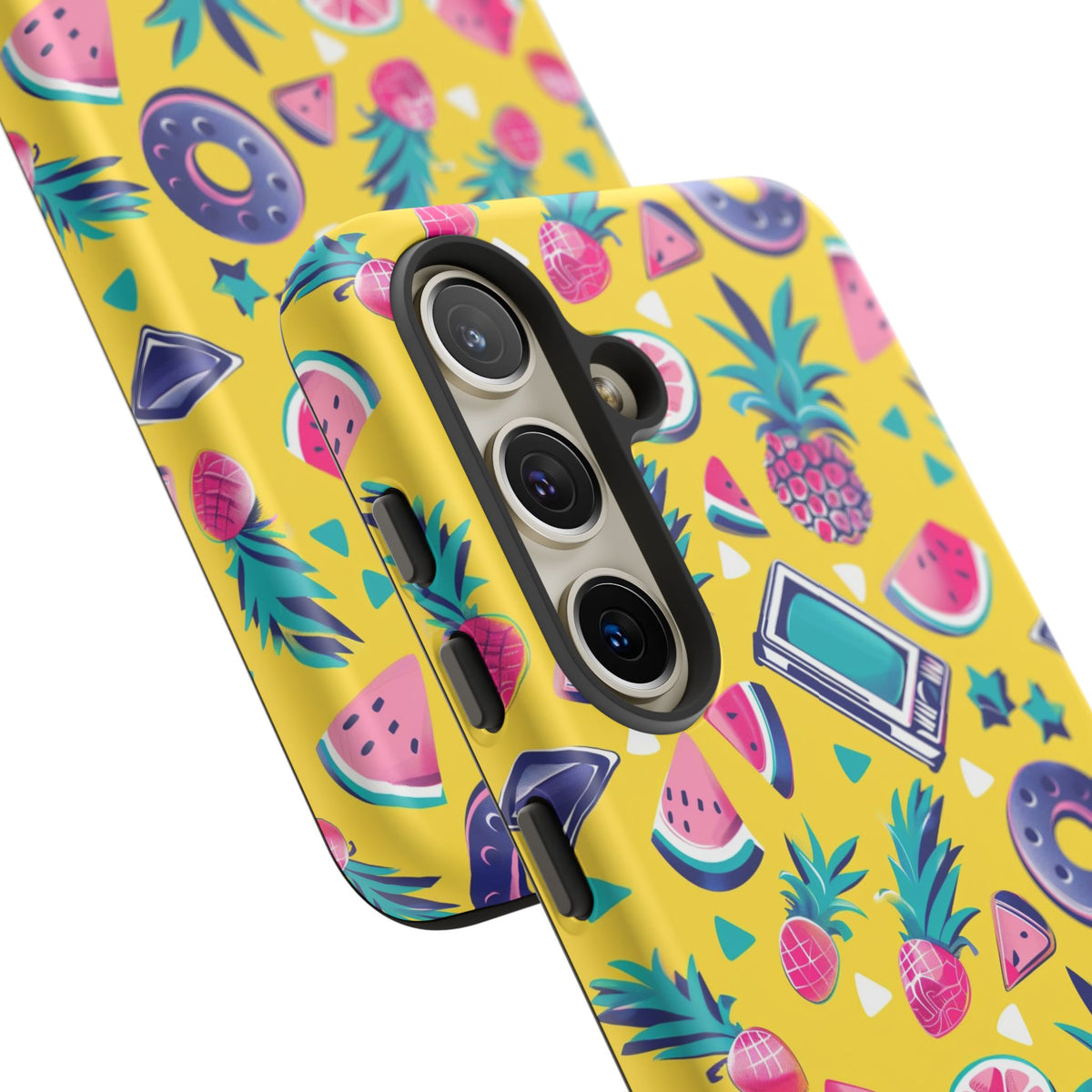 90s Themed Seamless Pattern Phone Case – Embrace Retro Style and Protection 255