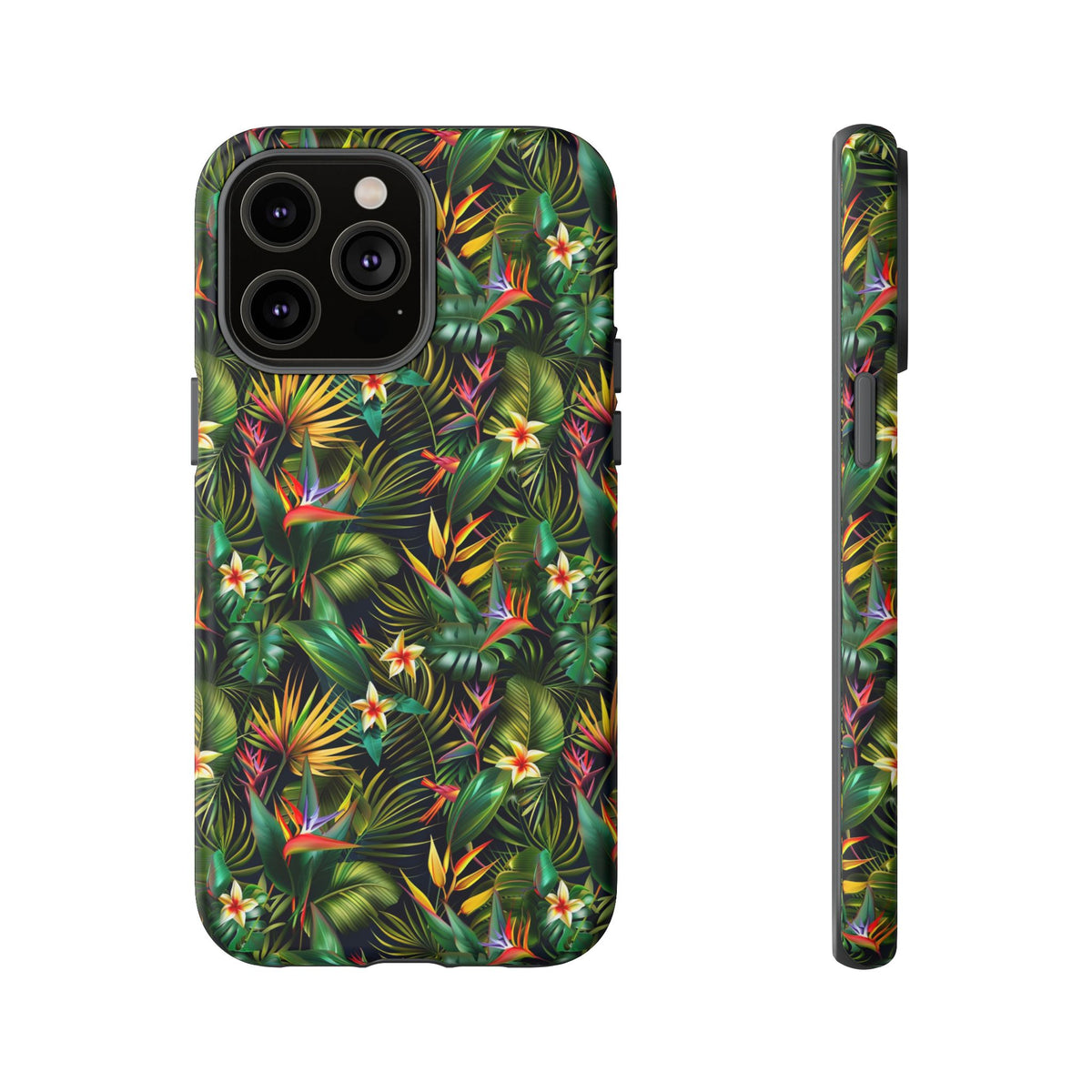 Jungle Pattern Phone Case – Exotic & Lush Design for Your Phone 348