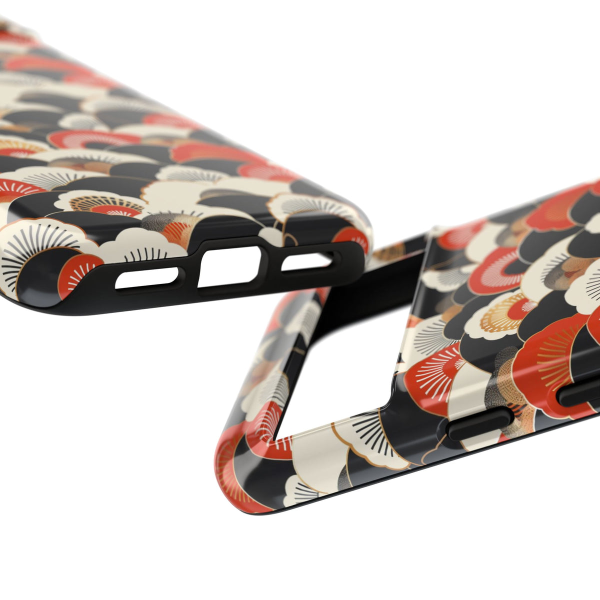 Japanese Pattern Phone Case – Elegant & Timeless Design for Your Phone 080