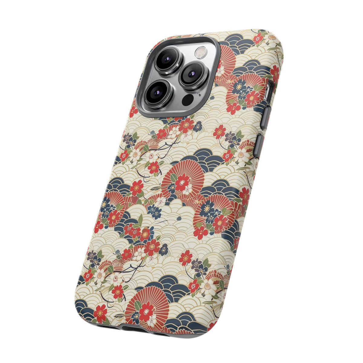 Japanese Pattern Phone Case – Elegant & Timeless Design for Your Phone 124