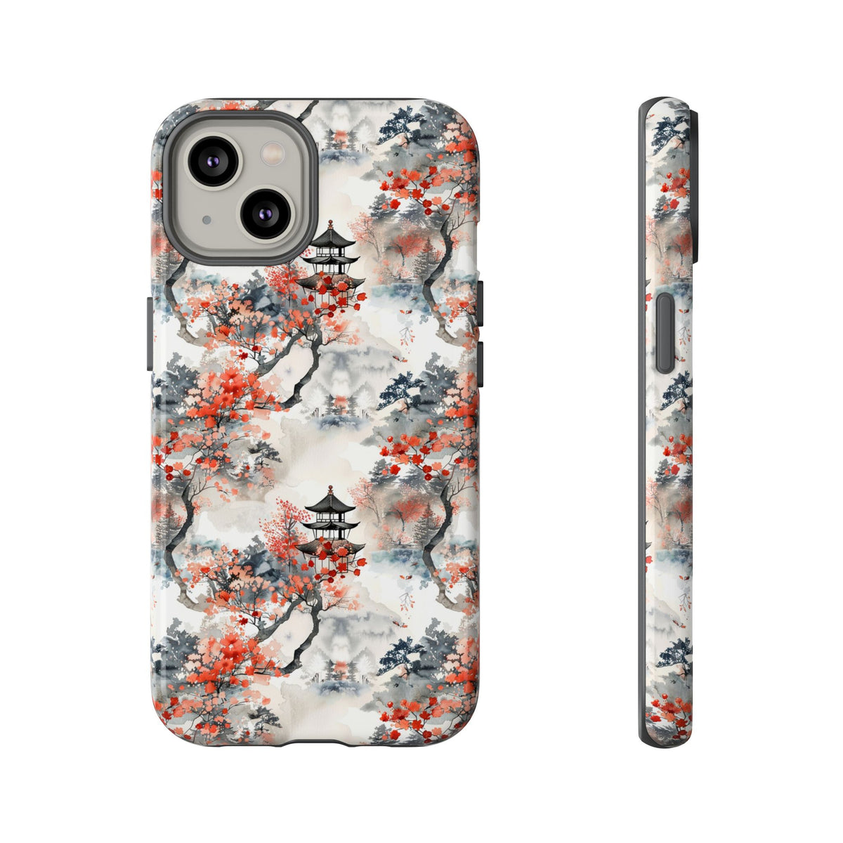 Japanese Pattern Phone Case – Elegant & Timeless Design for Your Phone 096