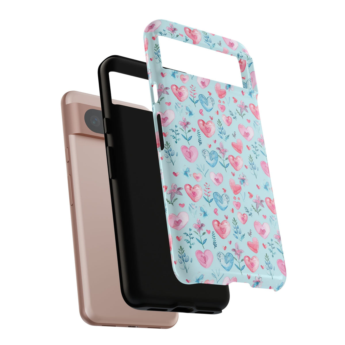 Heart Pattern Phone Case – Stylish & Loving Design for Your Device 228