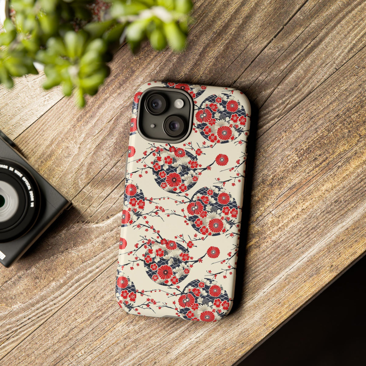 Japanese Pattern Phone Case – Elegant & Timeless Design for Your Phone 138